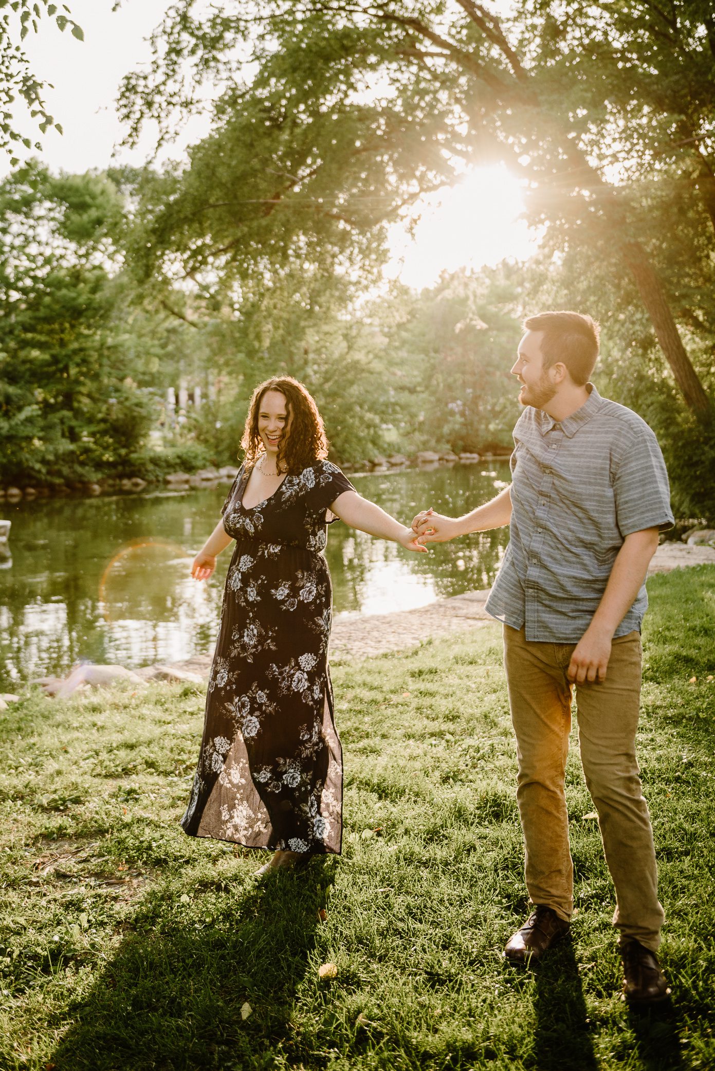Madison Engagement - Lovers at Golden Hour - Kate Senger