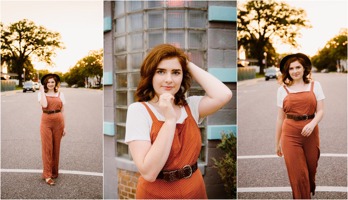Colorful senior picture Madison WI