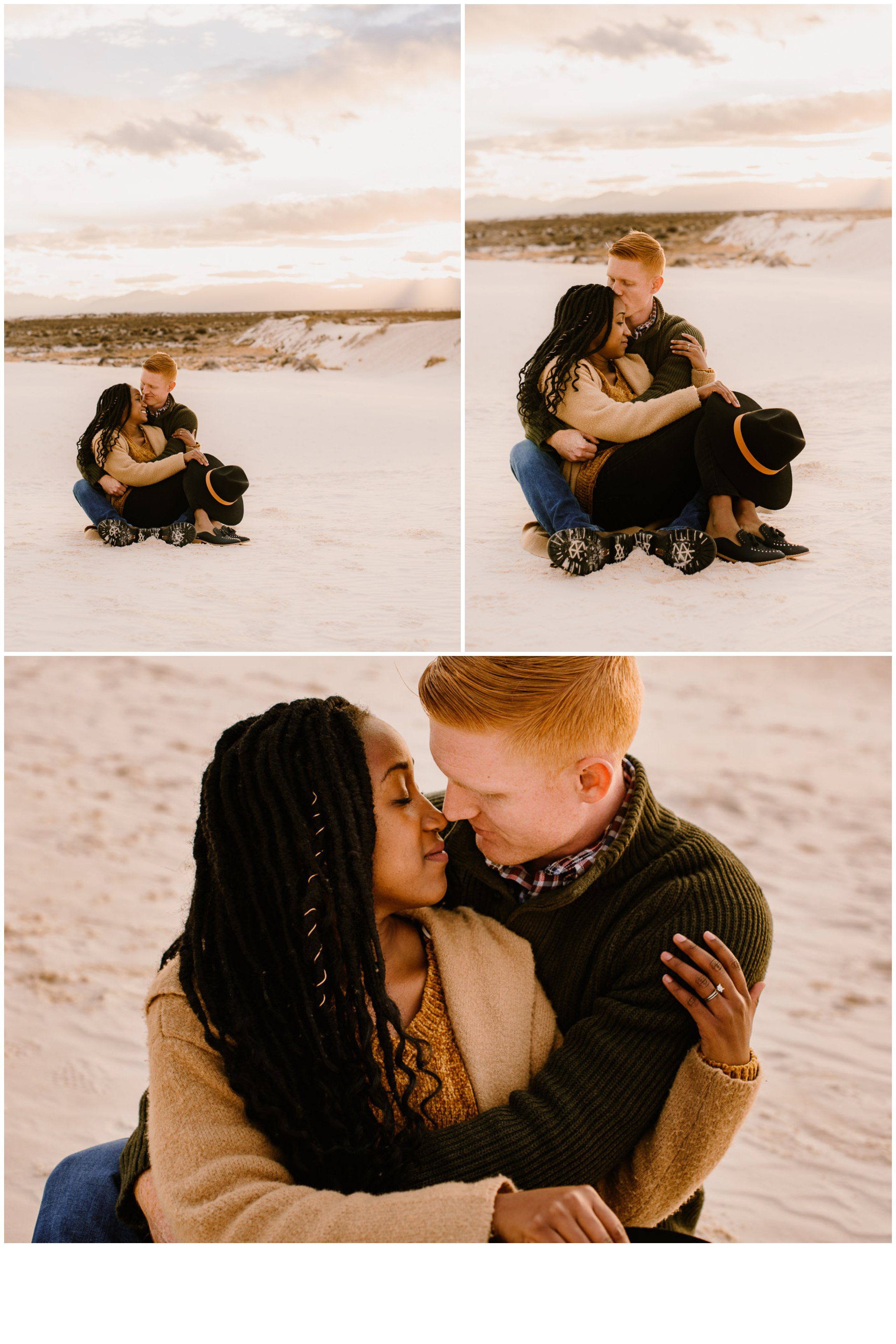New Mexico White Sands engagement session
