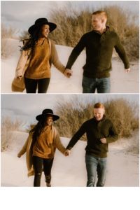 Desert engagement session