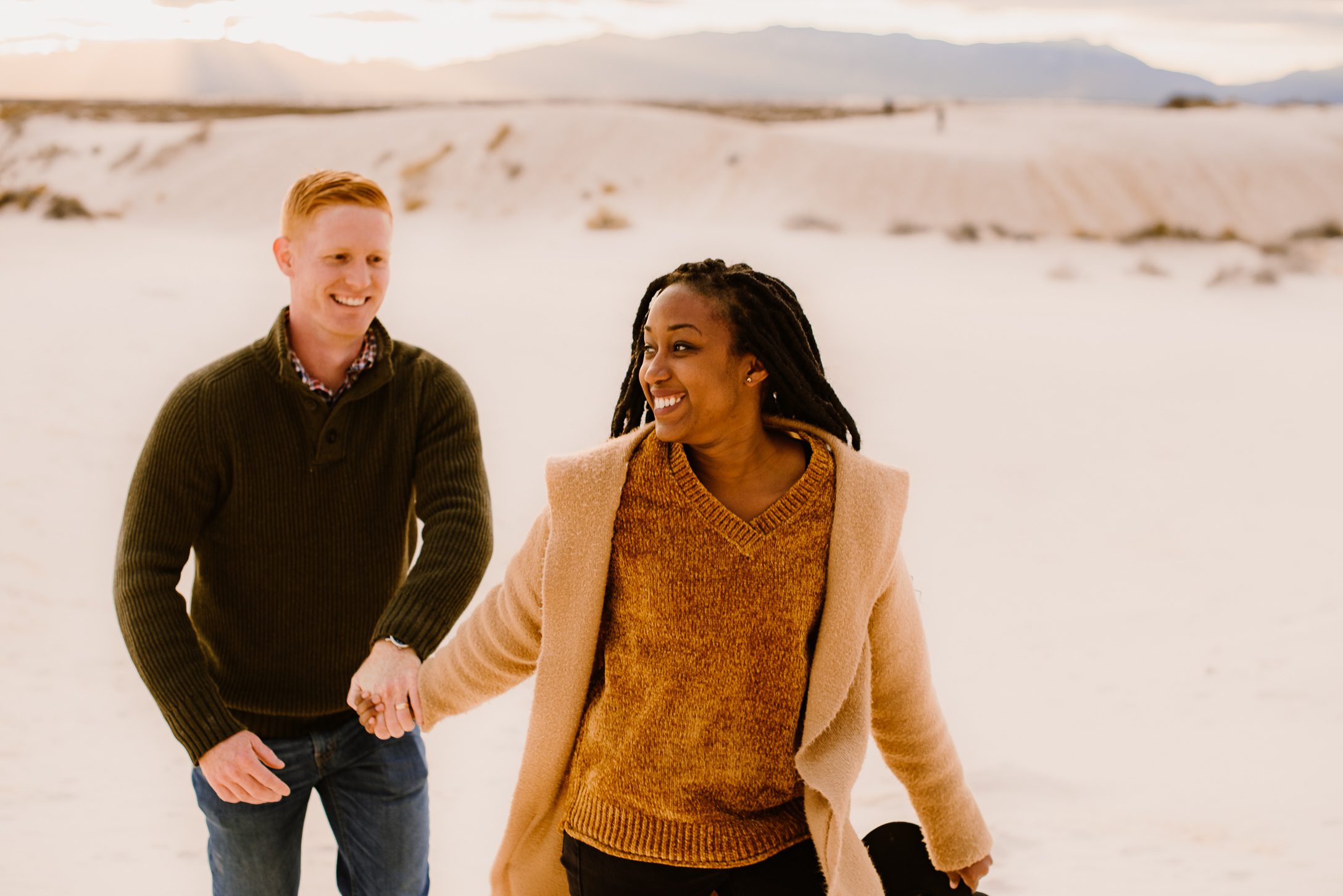 New Mexico engagement session by Wisconsin wedding photographer