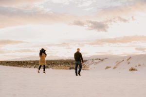 Fun engagement session in New Mexico