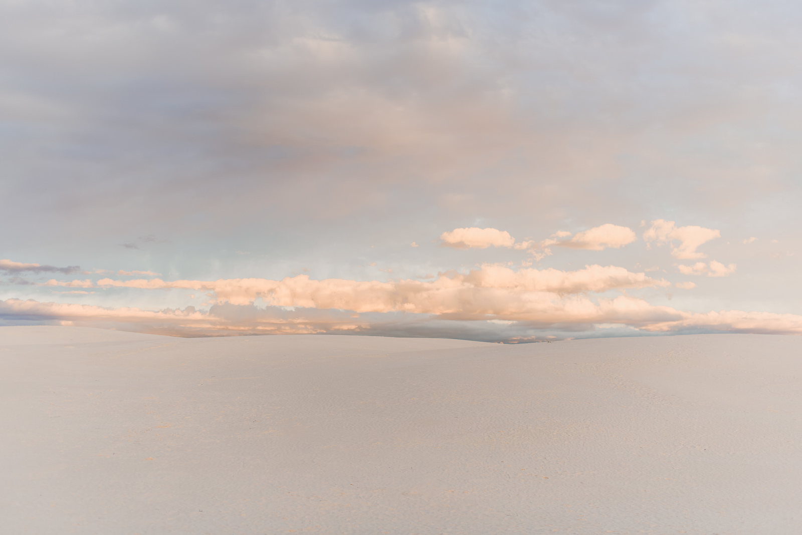 Sunset at White Sands