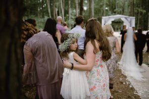 Wisconsin Dells Wedding in the woods