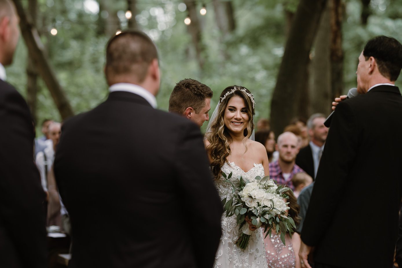 Wisconsin Dells Wedding in the woods
