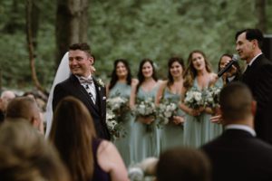 Wisconsin Dells Wedding in the woods