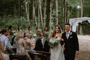 Wisconsin Dells Wedding in the woods