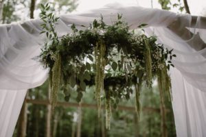 Wedding in the woods Wisconsin