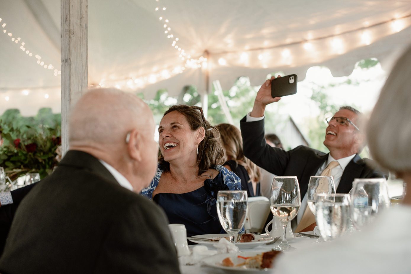 Reception toasts