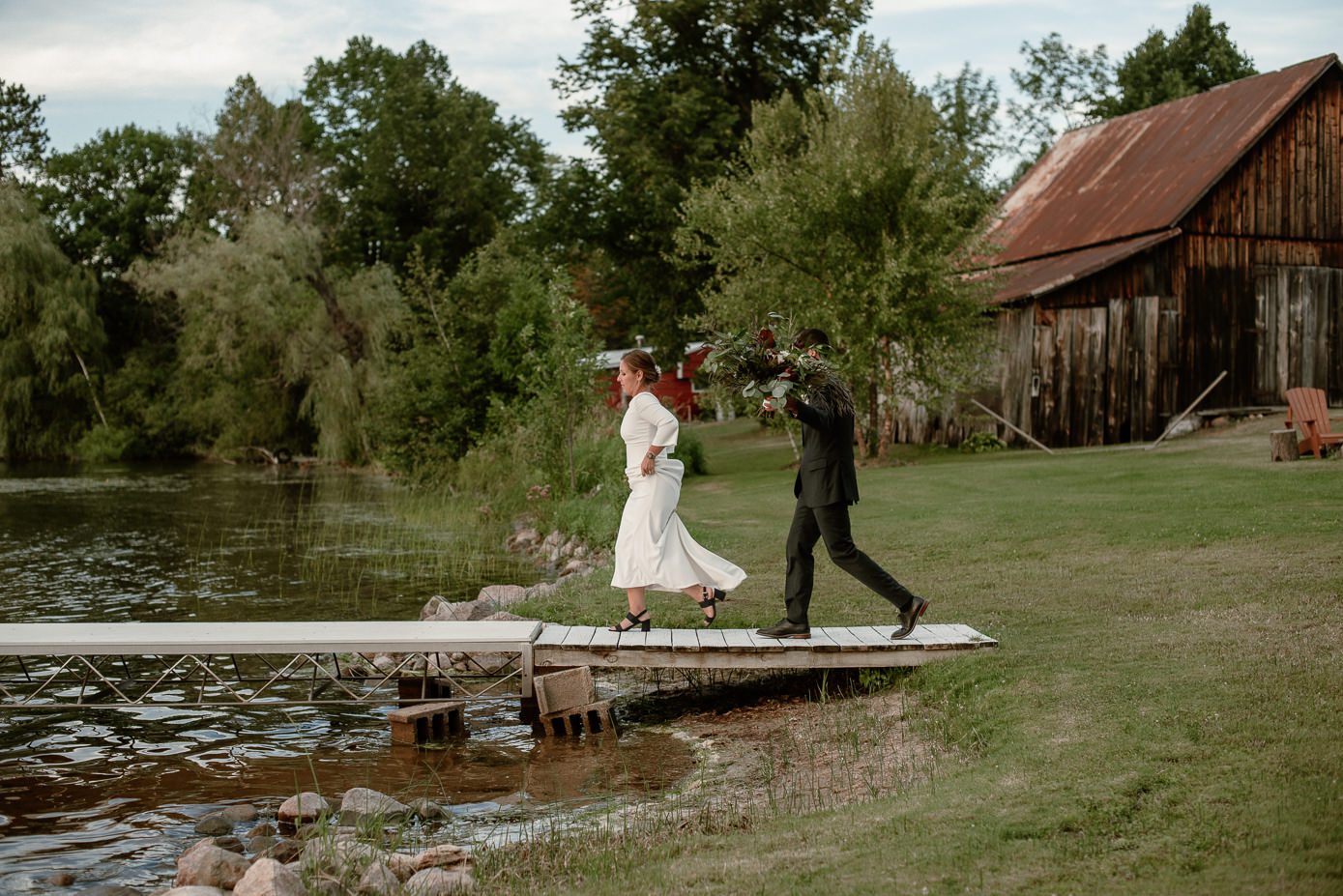Wedding on Gilas Lake Wisconsin