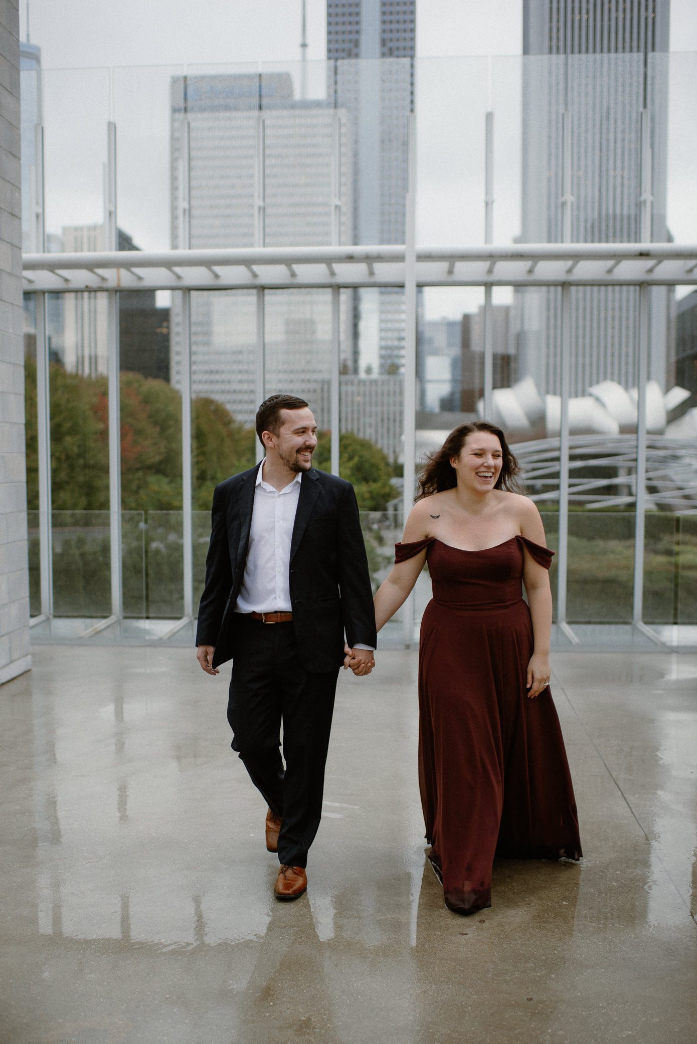 Engaged at Art Institute of Chicago