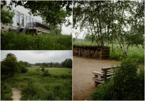 Rainy day wedding at Gordon Bubolz Wisconsin