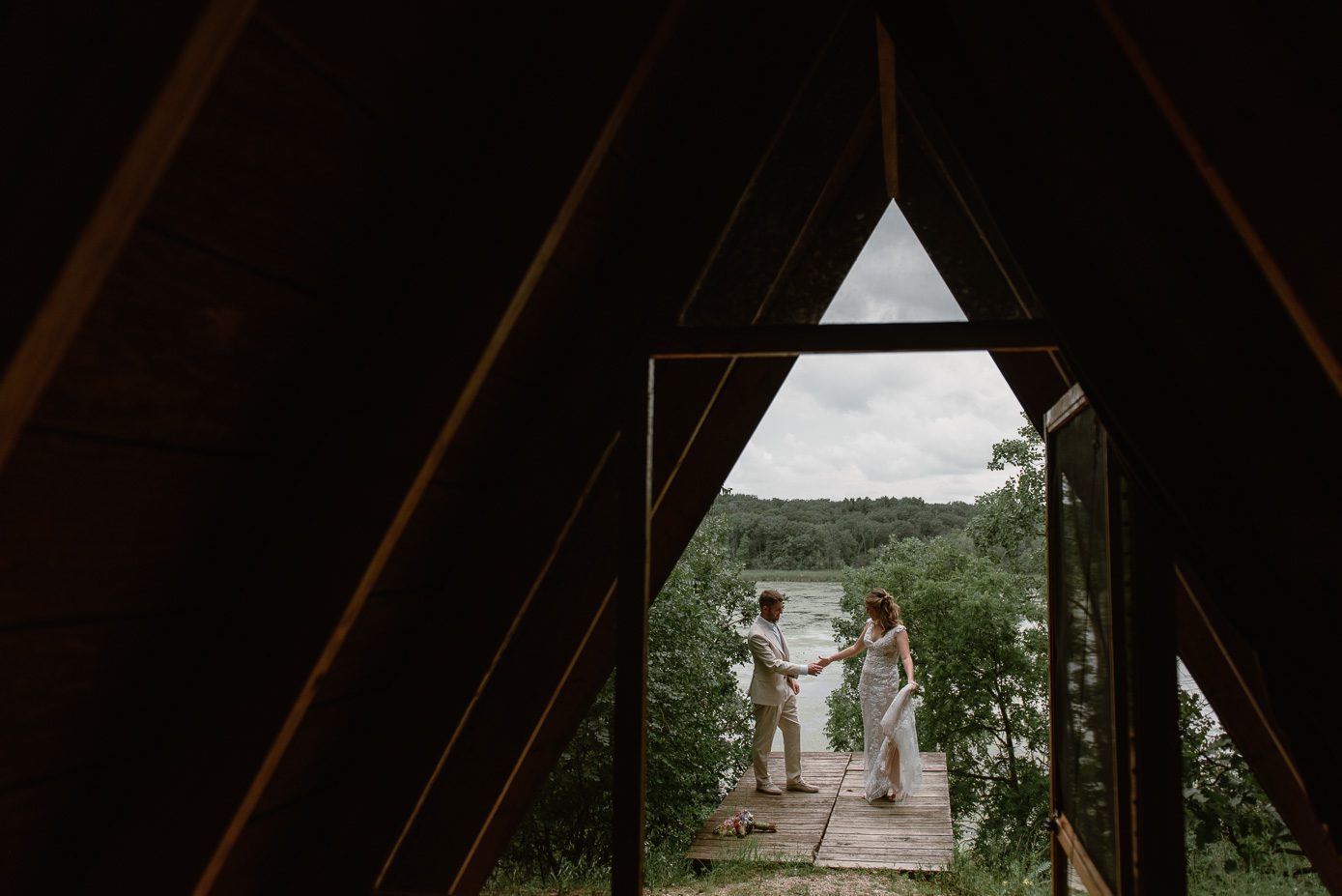 A-frame camp wandawega