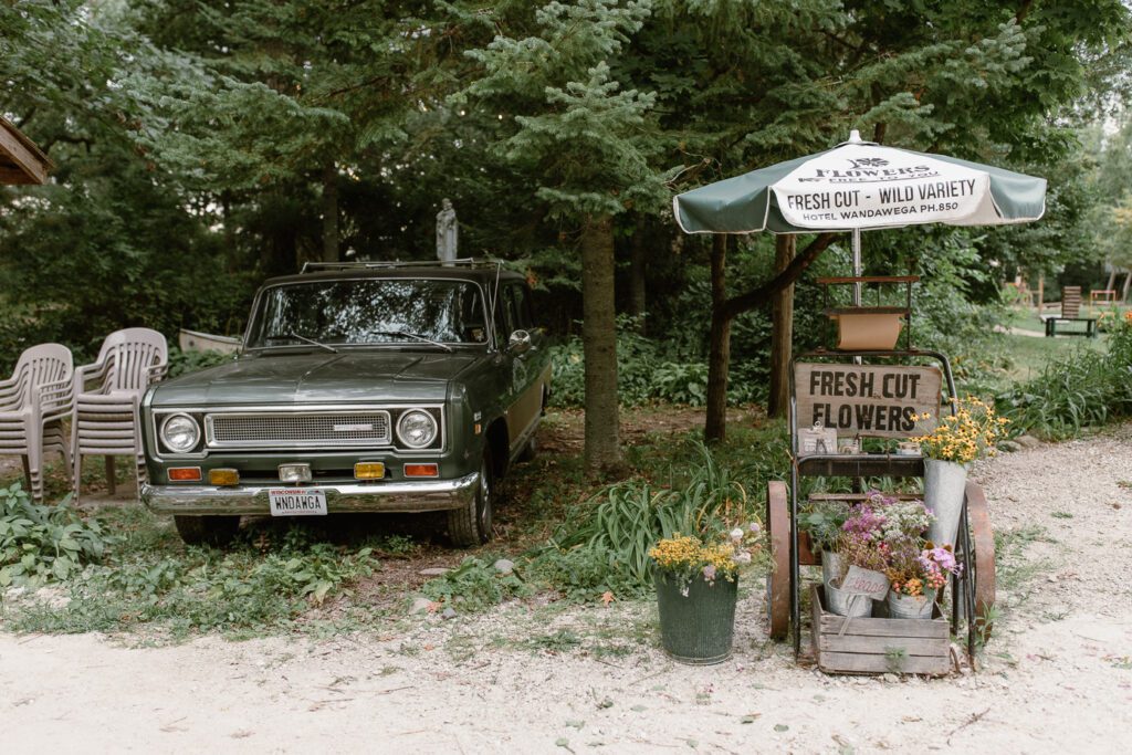 A wedding at Camp Wandawega.