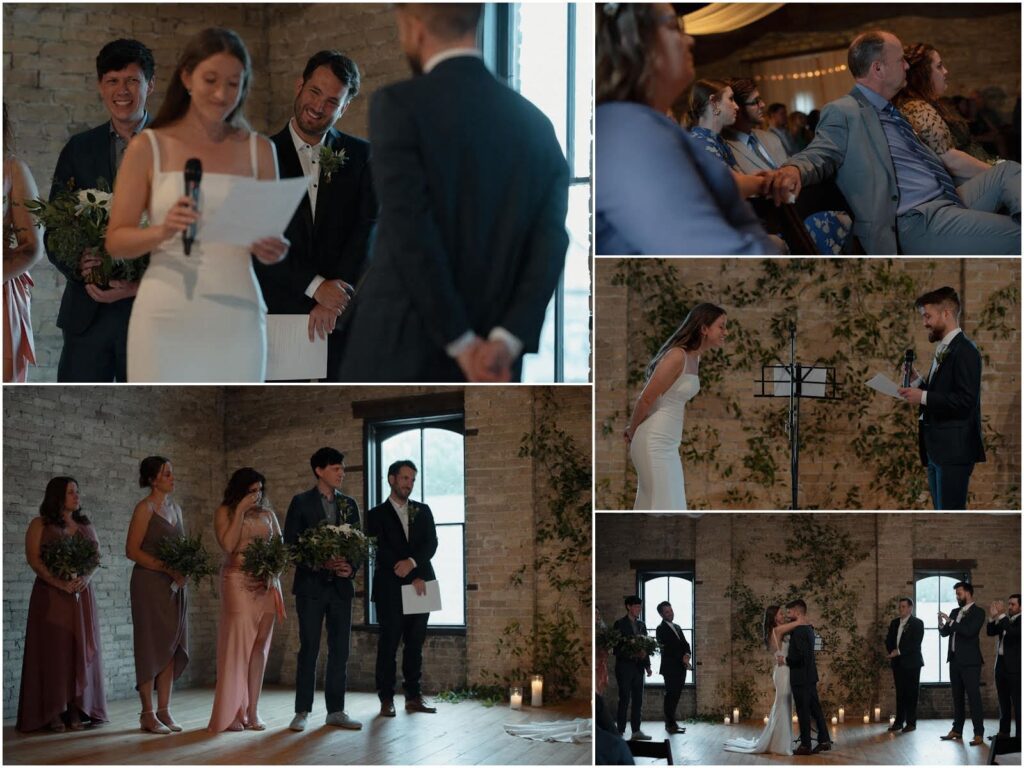 Emotional ceremony photos.